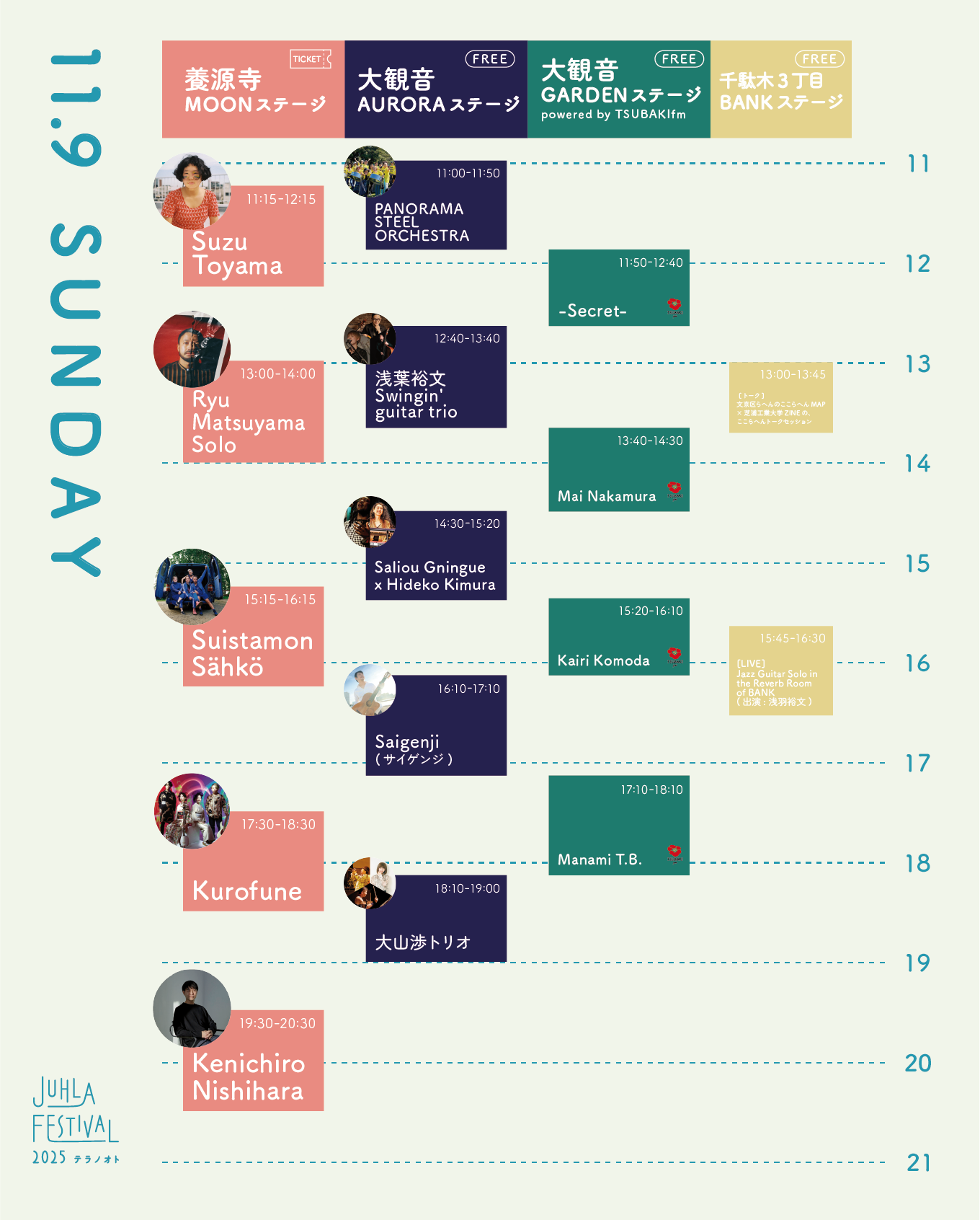 Time Table 11.9 SUN